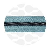 Foggy Blue - #S5 Gunmetal | Spiraalrits | 1 meter