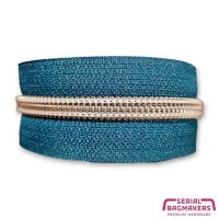 Ocean Blue - #S5 Silver | Zip Nylon | 10 meter