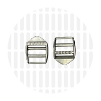 Ladder lock buckle | 25 mm | Nickel