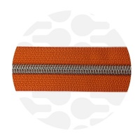 Puffin's Orange - #S5 Silver | Spiraalrits | 1 meter