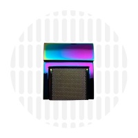Press lock | Square | Iridescent Rainbow