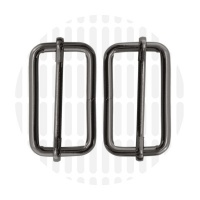 Basic | schuifgesp | 38 mm | Gun metal