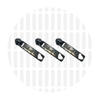 Made with love #5S | schuiver spiraalrits | Gun metal