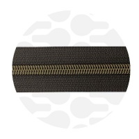 Dark Roast - #S5 Bronze | Spiralreißverschlüssen | 10 Meter