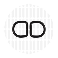 Basic | D-ring | 15 mm | Electro Black