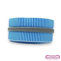 Foam - #S5 Silver | Nylon Coil Zipper Tape | 1 meter