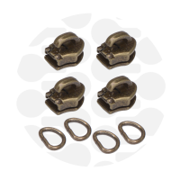 Snap-on #5S | schuiver spiraalrits | Antique Brass