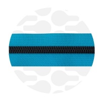 Aqua Blue - #S5 Black | Spiraalrits | 10 meter