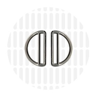 Sleek Duo | D-ring | 32 mm | Gun metal