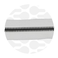 Off white - #M5 Black | Metallreißverschluss