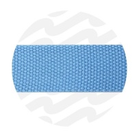 Nordic Blue - 25 mm | Katoenlook Tassenband | 3 meter