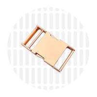Side release buckle | 38 mm | Rose Gold