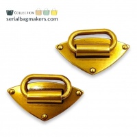 Diamond connector | Antique Gold