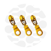 Donut #5S | schuiver spiraalrits | Antique Gold