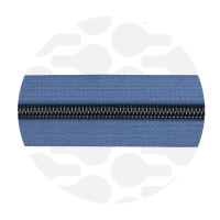 Cloudy Blue - #S5 Gunmetal | Zip Nylon | 1 mètre