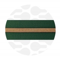 Pine Green - #5S Rose Gold | Spiraalrits | 3 meter