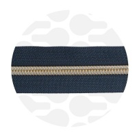 Night blue - #S5 Gold | Spiraalrits | 1 meter