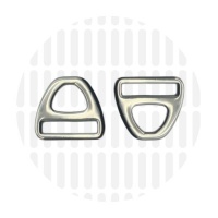 Triangle | D-ring | 25 mm | Nickel