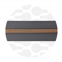 Otter Brown - #5S Rose Gold | Spiraalrits | 10 meter