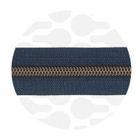 Night blue - #S5 Bronze | Spiraalrits | 1 meter