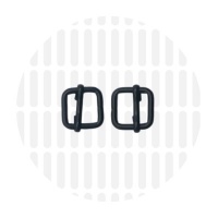 Basic | schuifgesp | 13 mm | Antique Brass