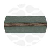 Sage green - #S5 Bronze | Zip Nylon | 10 mètres