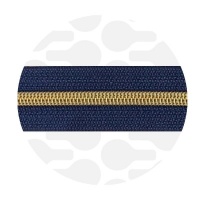 Lazulli Blue - #S5 Gold | Zip Nylon | 3 mètres