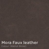 Faux cuir Mora | Dark Roast | échantillon 6 cm X 7 cm