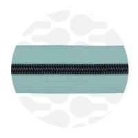 Mint Green - #S5 Gunmetal | Spiraalrits | 3 meter