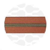 Striped Canyon - #5S Silver | Nylon Coil Zipper Tape | 3 meter