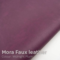 Midnight Plum | Mora Kunstleder | roll 50 cm x 145 cm