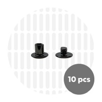 Chicago screws 10x6 | Gun metal