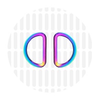 Sleek | D-ring | 25 mm | Iridescent Rainbow