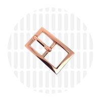 Gesp met pin | 19 mm | Rose Gold