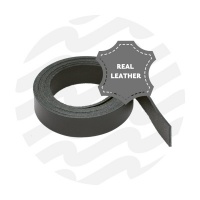 Leather strap 130cm - 20 mm - Black