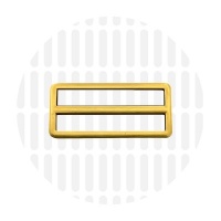 Sleek | schuifgesp | 50 mm | Antique Gold