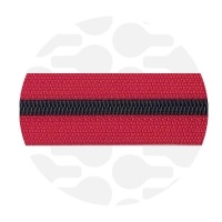 Rubine Red - #S5 Black | Nylon Coil Zipper Tape | 10 meter