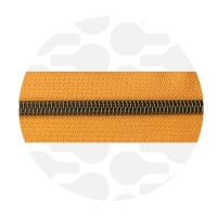 Mango Yellow - #S5 Bronze | Nylon Coil Zipper Tape | 1 meter