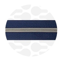 Lazulli Blue - #S5 Silver | Zip Nylon | 1 mètre