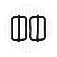 Basic | schuifgesp | 25 mm | Electro Black