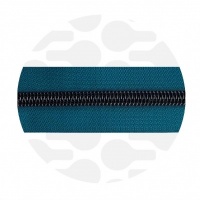 Nordic Teal - #S5 Gunmetal | Spiraalrits | 1 meter