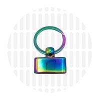 Elegant | Keyfob | Iridescent Rainbow