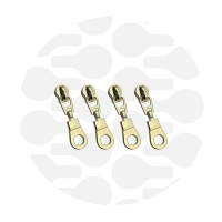 Zipper slider Donut #S3 | Gold