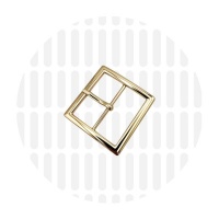 Gesp met pin | 38 mm | Gold