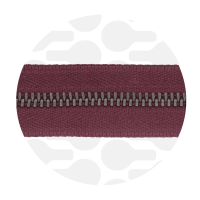 Wine Red - #M3 Bronze | Metal Zipper Tape (2 meter)