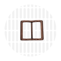 Smart | Wide mouth schuifgesp | 32 mm | Antique Copper