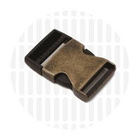 Hybrid | klikgesp | 25 mm | Antique Brass