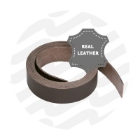 Leather strap 130cm - 20 mm - Chocolat