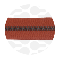 Terracotta - #M5 Bronze | Metallreißverschluss