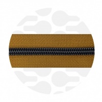 Ochre Yellow - #S5 Gunmetal | Spiraalrits | 3 meter